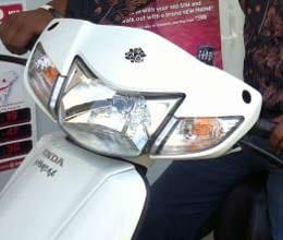 honda activa with fancy number 