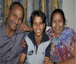 poonam yadav from agra selected for team india