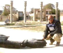 pieces of saddam statue would be earning
