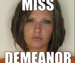Attractive Convict became popular whth Mug Shot Meme on internet