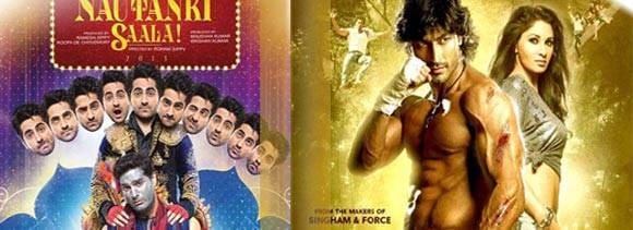 neck and neck fight between 'nautanki Saala' and 'Commando
