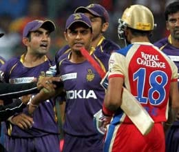 ipl 6: gautam gambhir and virat kohali clash on ground