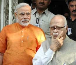 advani pits shivraj chouhan against narendra modi
