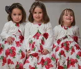 Three sisters born in nine months but they are not triplets