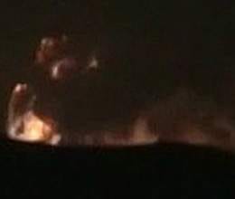 israel rocket attack on syria military site 