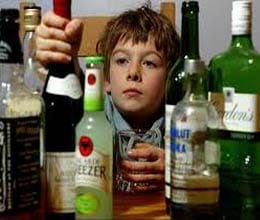 Giving a glass of wine to your child