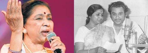 first interesting meeting of kishore kumar and asha bhosle 