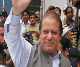 victory of nawaz sharif was celebrated in india