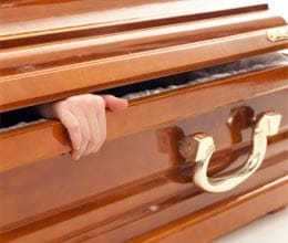 dead body woke up due to heat 