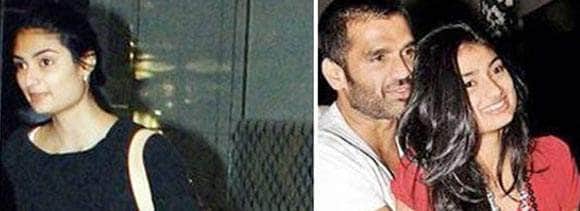 subhash ghai launch sunil shetty daughter