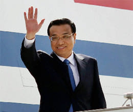 chinese pm arrives in india