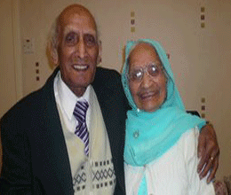 completed 87 years of marriage