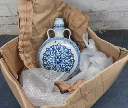 chinese vase kept in cardboard box sell for millions
