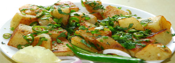 chatpati aaloo chat 