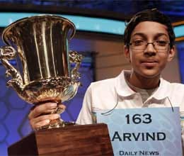arvind mahankali wins spelling bee
