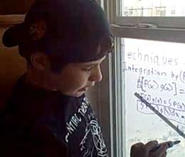 autistic boy persuing phd