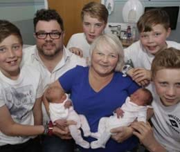 mother give birth to third set of twins