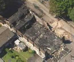 mosque destroyed in racial attack in london