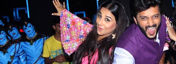 VIDYA BALAN AND EMRAAN HASHMI ON TV for ghanchakker promotion