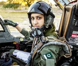 meet pakistan's first female fighter pilot