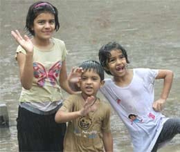 northern india soaked by showers monsoon arrives in rajasthan