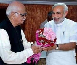 advani and modi again speaks on the same line