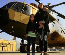 air force pilot who took her daughter on mission
