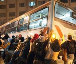 protest in brazil on high fares