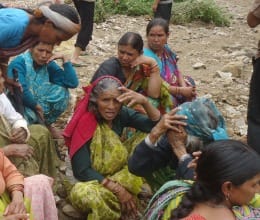 Disaster put the burden on the shoulders of children