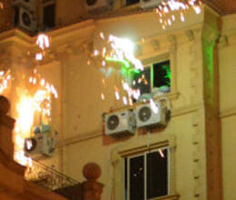 opponents attacked at mohammed morsi's house