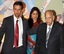 senior dravid was a proud father of a successful son