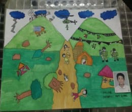 uttarakhand disaster painting 