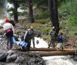 migration because of landslides