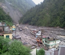 Cloud burst in uttarakashi