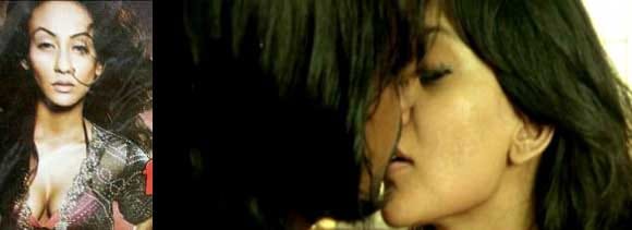 Vedita Pratap Singh picture on porn DVD cover