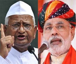BJP is communal, never praised Modi as secular: Hazare