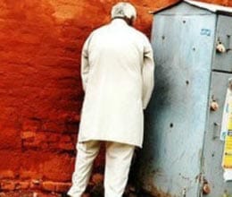 urinating in open will be trouble