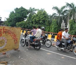 traffic on new over bridge