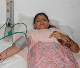 blood donation camp at city heart care center