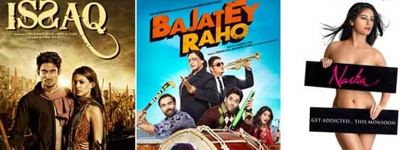 box office collection of nasha, bajate raho and issaq