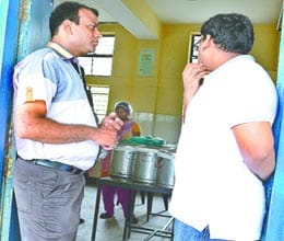 principal got ill after eating mid day meal