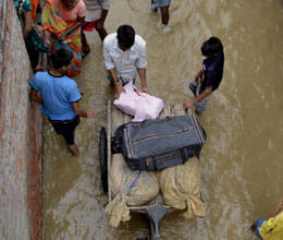 flood in village of haridwar