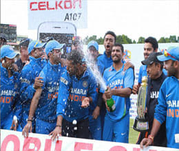 zimbabwe's cricketers came indian dressing room to learn more