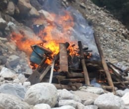 190 bodies cremated in Kedargati