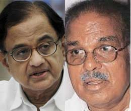 p chidambaram pj kurien spar in rajya sabha