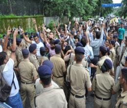 Police pushing student leaders
