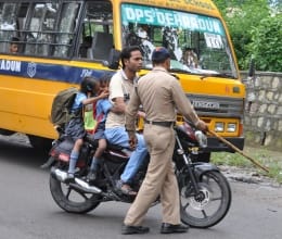 RTO operation on vehicles running violating rules