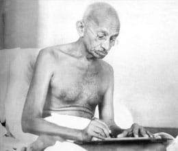 gandhi letter in army camp