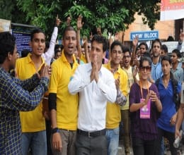 Student elections started to walk over