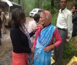Gita came out to help distressed areas